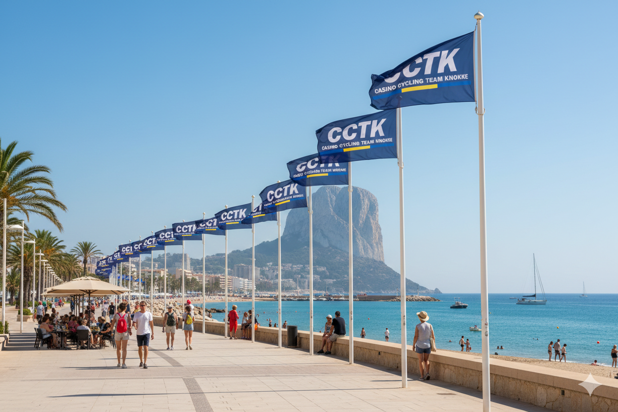 Calpe met CCTK-vlaggen